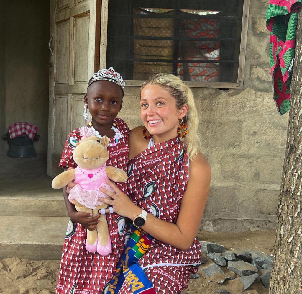 Meeting my sponsor&nbsp;child!